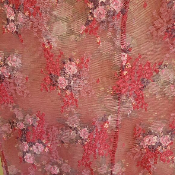 Lady Lux Printed Top by Free People Coral Combo NWT S - Picture 3 of 10